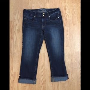 American Eagle Artist Crop Denim Size:12
